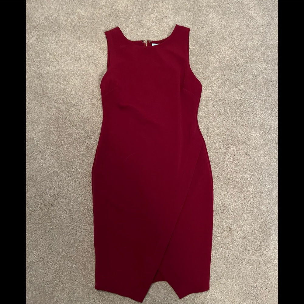 She & Sky Red Mini Dress
